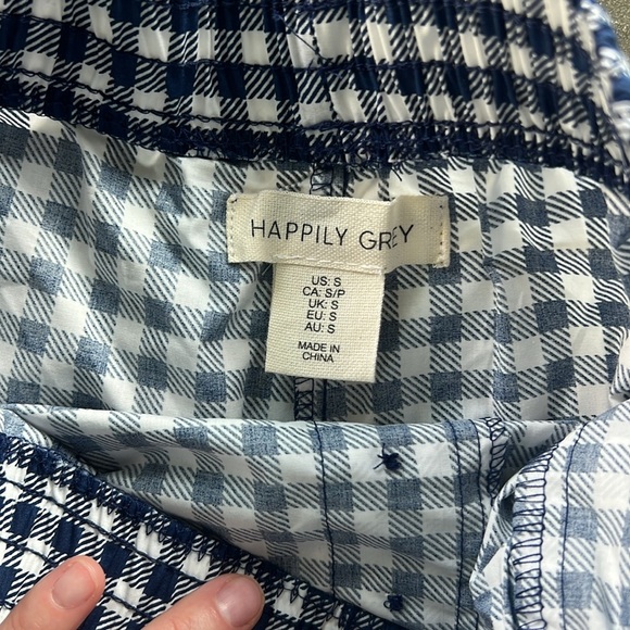 Happily Grey Check Plaid Boxer Shortss - Picture 4 of 6